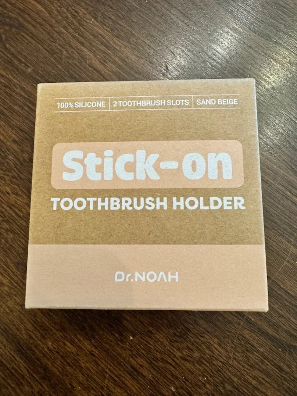Dr Noah Stick On Toothbrush Holder Sand